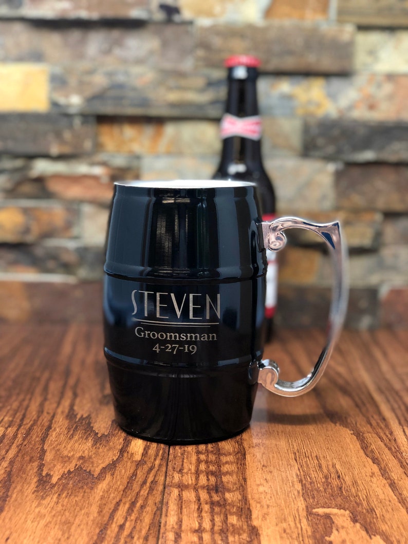 Personalized Stainless Steel Beer Mug Vacuum Insulated Gifts Etsy