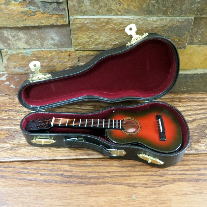 Personalized Miniature Acoustic Guitar Music gift