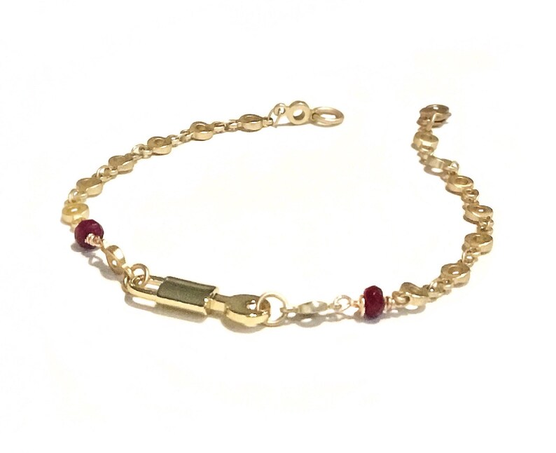 Gold chain bracelet Lock bracelet Gold lock bracelet Lock and key bracelet Dainty lock bracelet Dainty gold bracelet