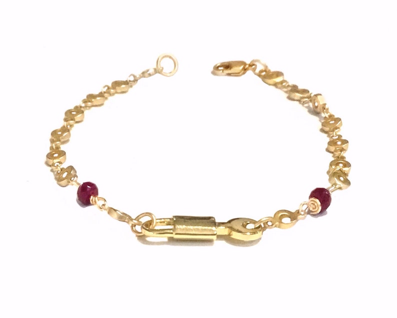 Gold chain bracelet Lock bracelet Gold lock bracelet Lock and key bracelet Dainty lock bracelet Dainty gold bracelet