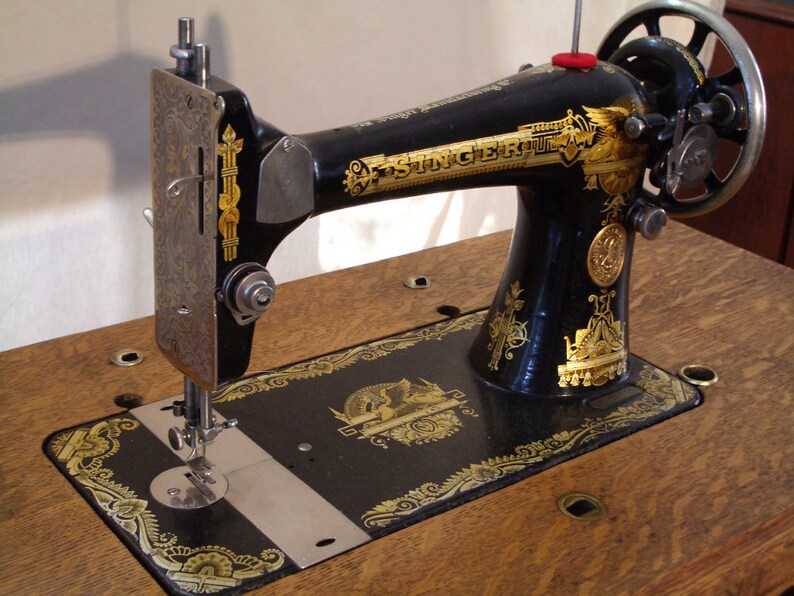 Singer Treadle Sewing Machine Sphinx 1923 Etsy