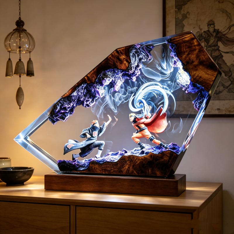 Anime Resin Light Naruto - Etsy