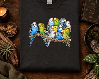 Camiseta de periquito, camiseta divertida de periquito, regalo para amantes de las aves, camiseta para dueños de periquitos