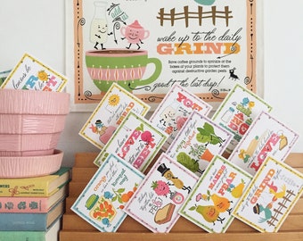 10 Mom&#39;s Kitchen Sink Advice Note Cards: My Better Half Set—Midcentury Cards, Kitschy Kitchen Theme, Love Cards, Couples Cards, Valentines