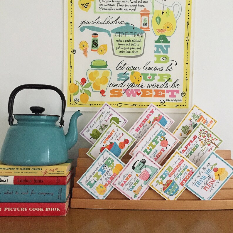 10 Mamá cocina fregadero consejos Notas Tarjetas: Mamá | Etsy