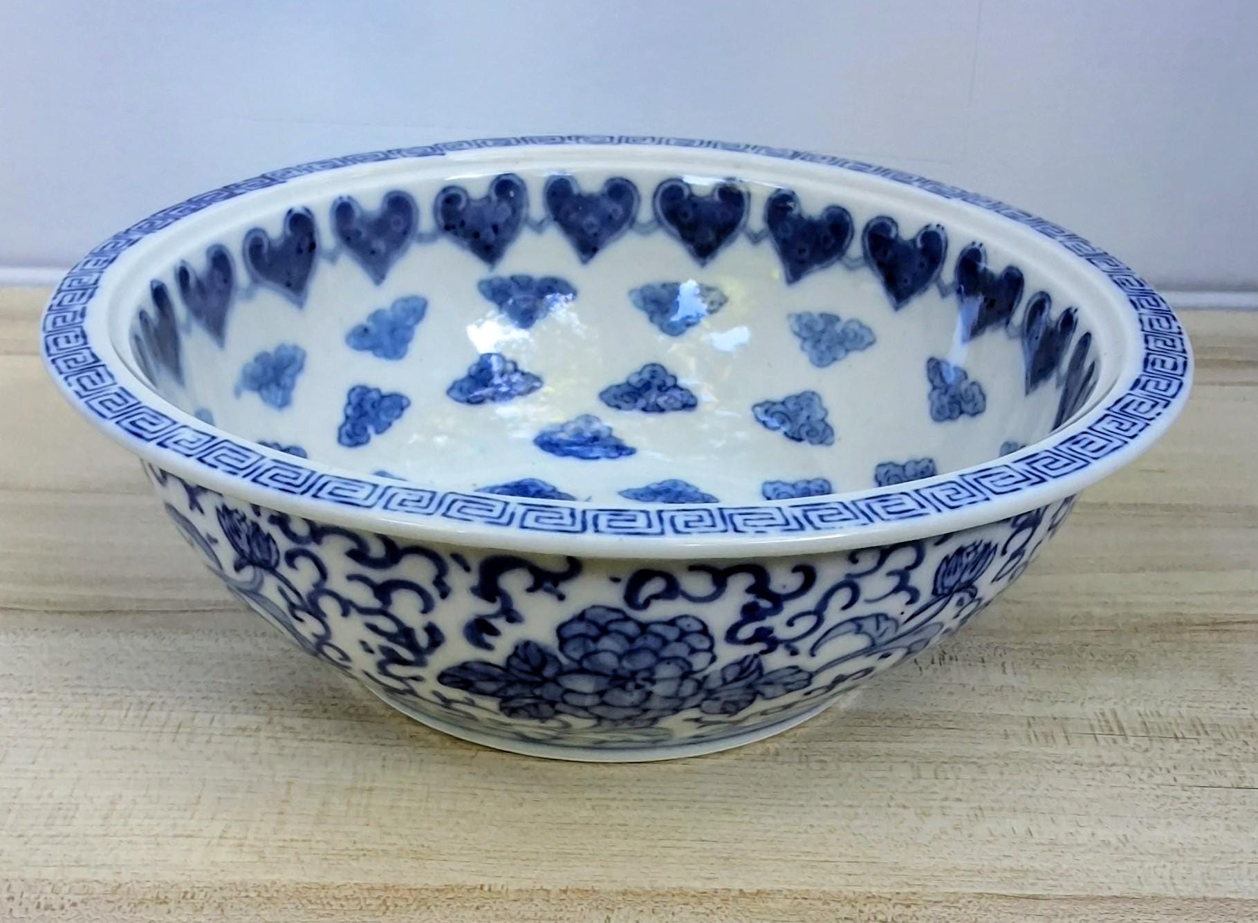 Antique Chinese Blue Bowl - Etsy