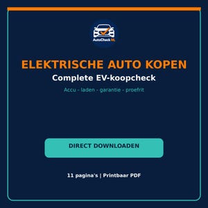 Electric Car Buying Checklist | EV Battery & Charging Check | Dutch Buying Check PDF