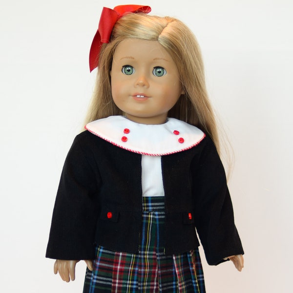 Jacket, Skirt, Blouse, Bow for Christmas and Beyond