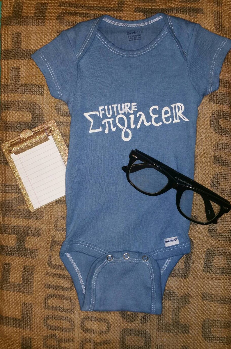Future Engineer Onesie Bodysuit Baby Shower Gift Funny Geek Etsy
