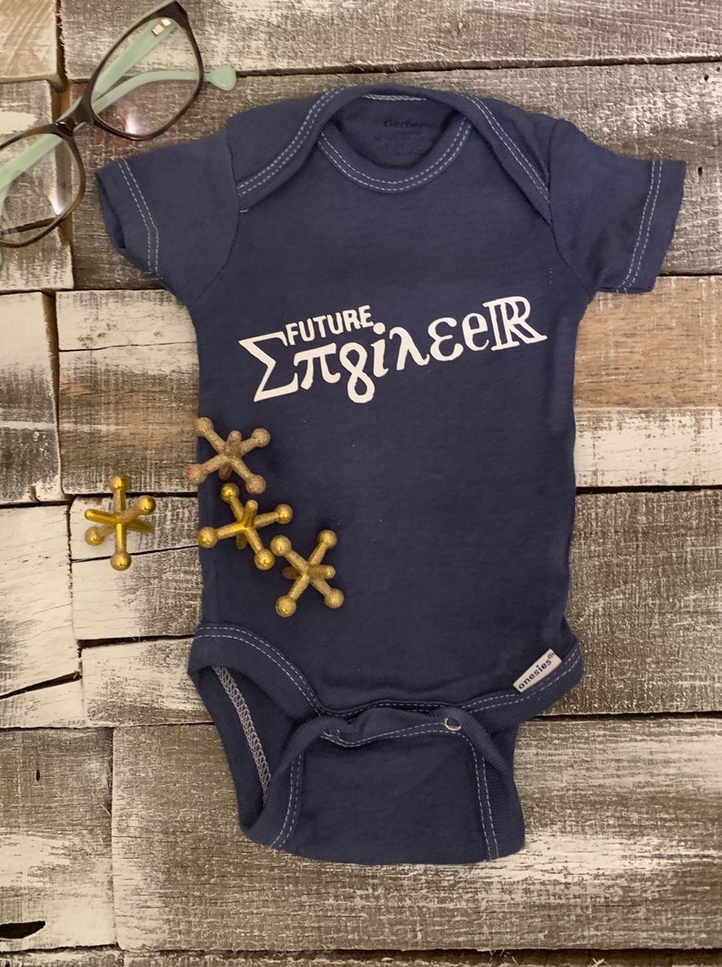 Future Engineer Onesie Bodysuit Baby Shower Gift Funny Geek Etsy