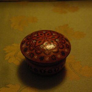 Ukrainian lacquered box hand made