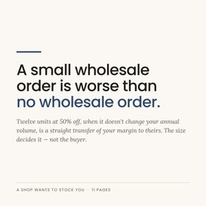 Handmade Maker Wholesale Guide | Line Sheet, Pricing, Terms (PDF Download)