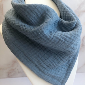 Bandana-slabbetje voor baby&#39;s / slabbetje voor babypeuters / 100% katoenen gaasmousseline