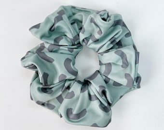 Mint Green Swim Scrunchie • Waterproof Hair Tie • Spandex Pool & Beach Hair Accessory • No Snag Athletic Gym Scrunchie