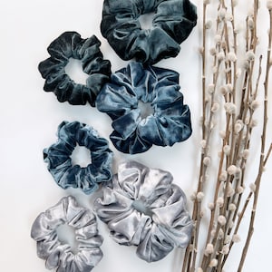 Crush Velvet Scrunchies - Available in 2 Sizes