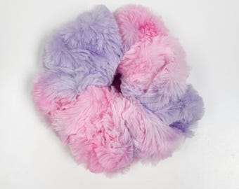 Unicorn Sorbet Minky Scrunchy