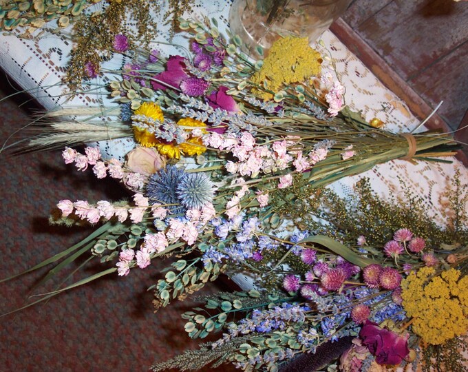 Dried Flower Bouquet Etsy