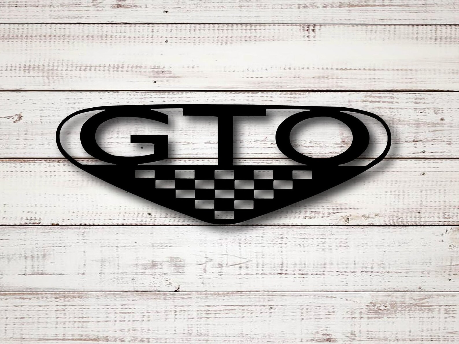 Pontiac GTO Car Emblem Sign Auto Garage Decor Signs Dads Etsy