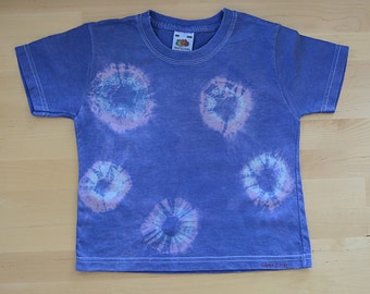 T-shirt bambino, batik, taglia 98, T-shirt blu, cotone