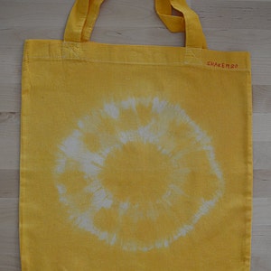 Shibori tote bag, shibori tote, shopping bag, tie dye, hand dyed