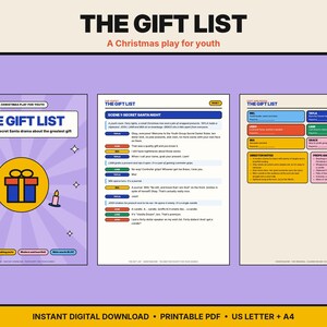 The Gift List Youth Christmas Drama | Secret Santa Christmas Skit for Teens | 6 Actors | Church Youth Group Script