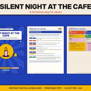 Noche de Paz en el Café (Drama Navideño) / Guion de Obra de Teatro Navideña para Adultos Modernos / Drama de Servicio Religioso de Nochebuena