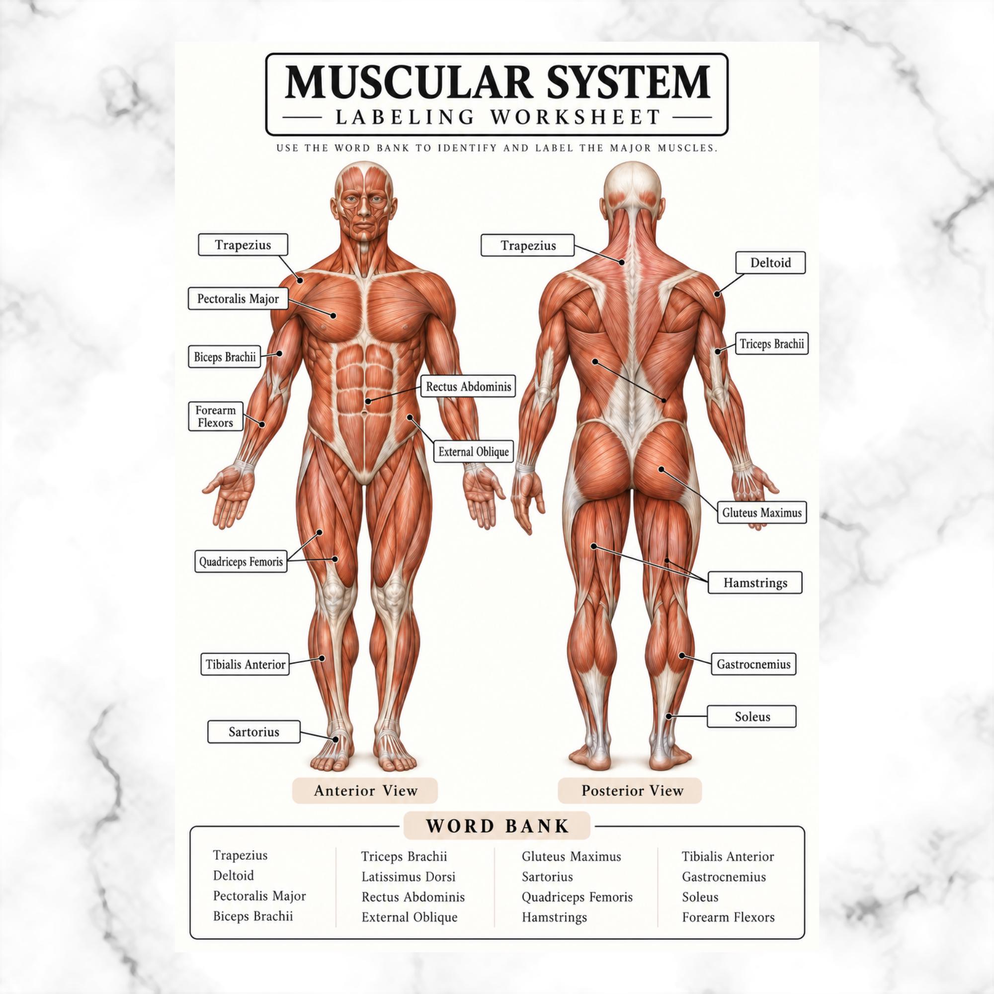 Muscular system svg - Etsy 日本