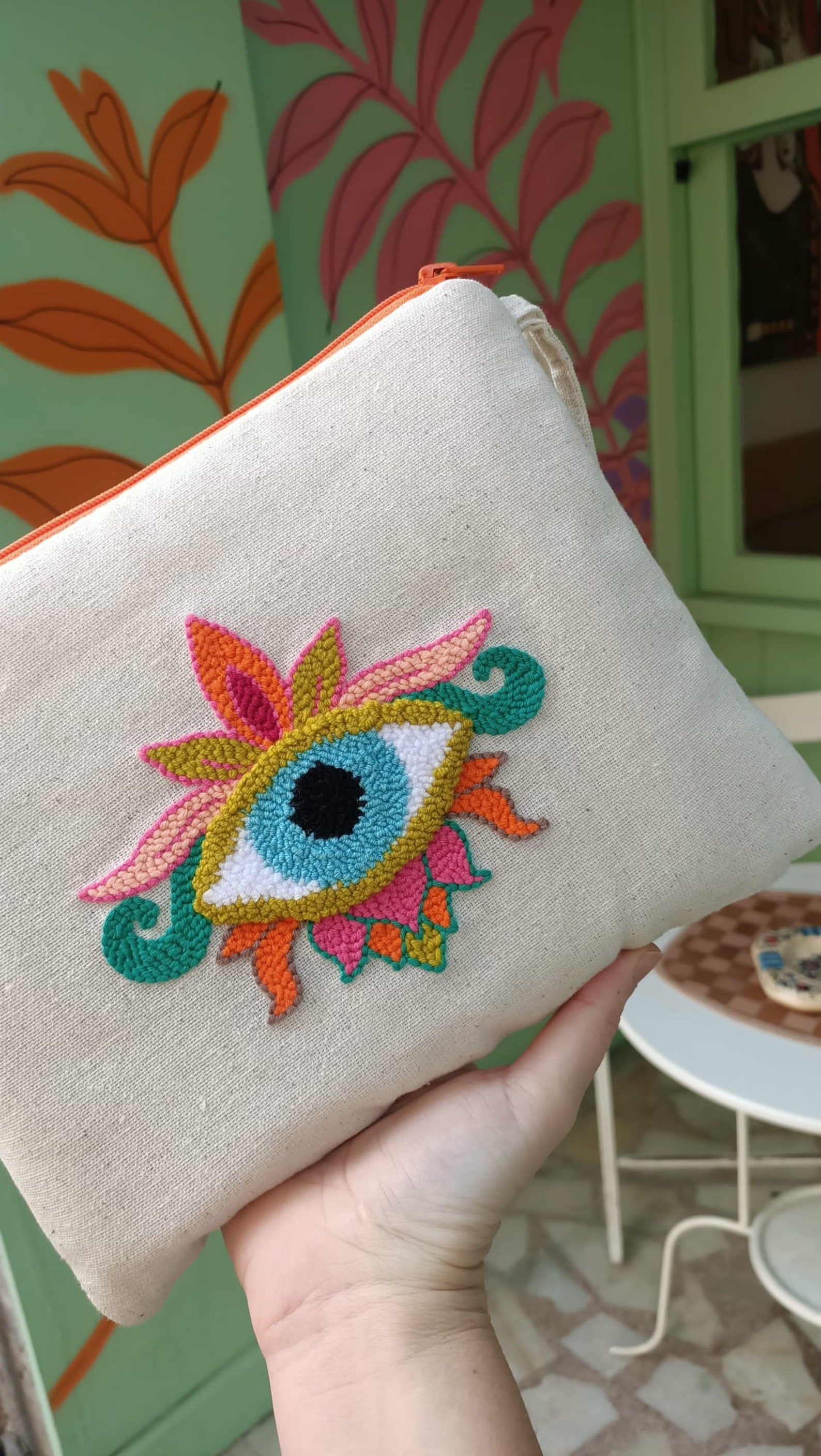 Punch Needle Purse Boho Evil Eye Bag for Women Wholesale Etsy