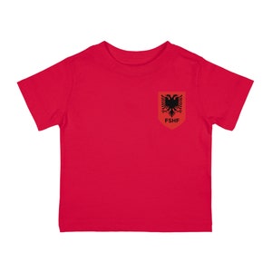 Italian Croatian Albanian National Team Soccer Jersey Baby Infant Cotton Jersey Tee Gift Personalized Custom World Cup Vatreni Euro2024 image 9