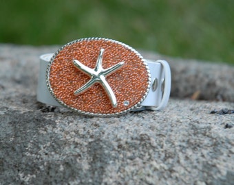 Custom Sea Glass Belt Buckle - Etsy display picture 1