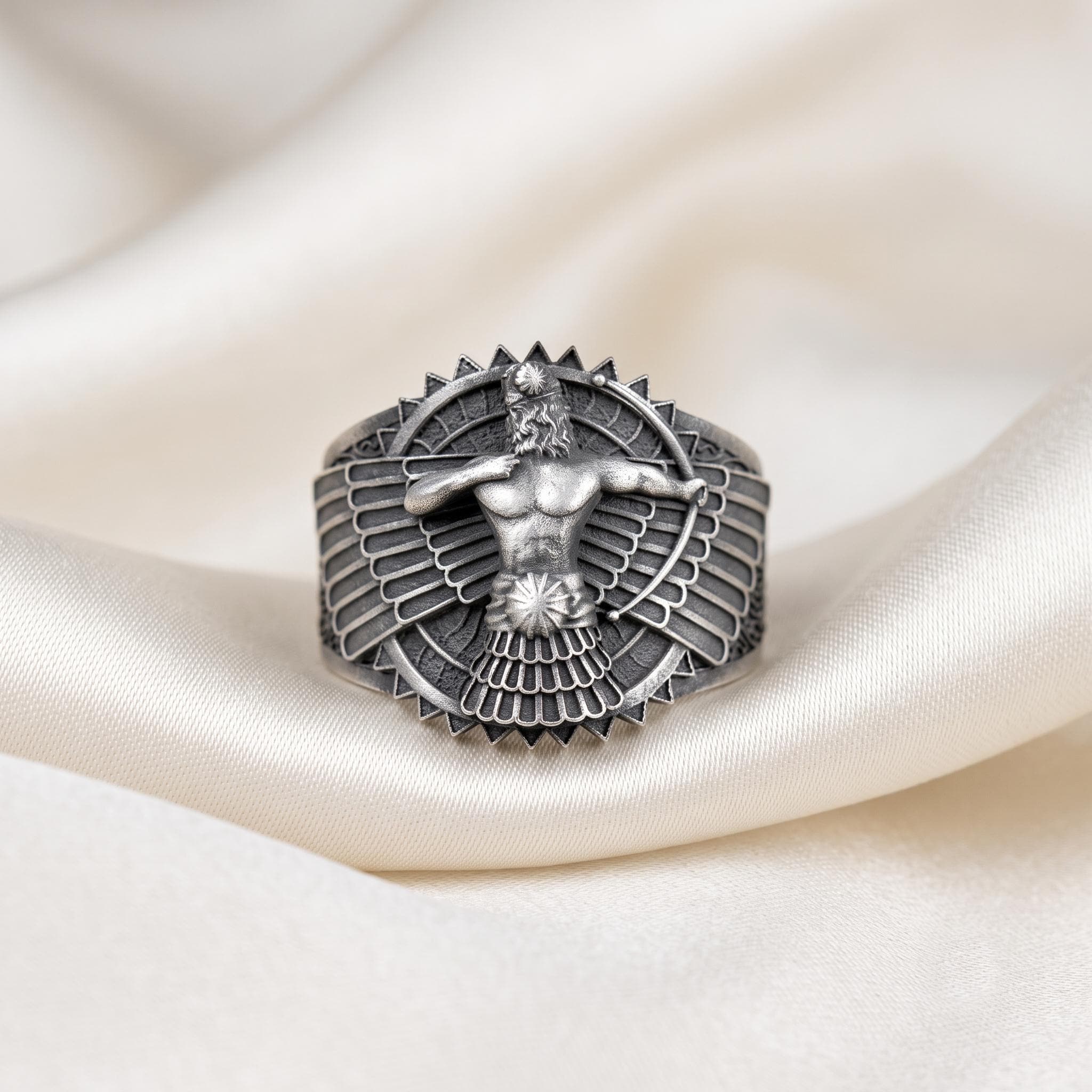 Vintage Mens Persian Ring - Etsy