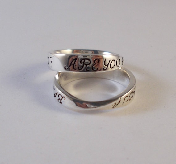 Sterling Silver Mobius Band Etsy