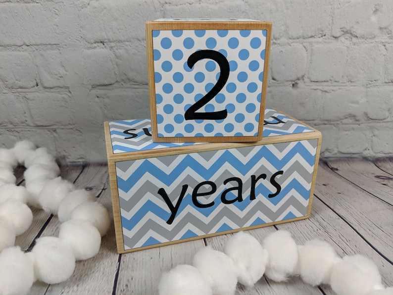 Baby age blocks weeks months years grade age blocks baby Etsy