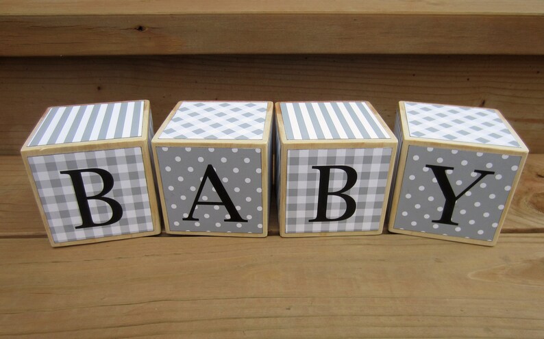 etsy baby name blocks