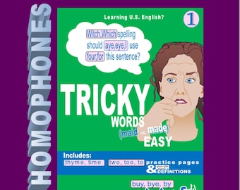 Learn Homophones Easily with Tricky Words Maid vs. Made Easy book 1