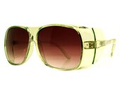 Gafas Burning Man, Gafas de Sol Verdes, Sombras Fly de los 90, gafas protectoras, Gafas piloto, Gafas de seguridad