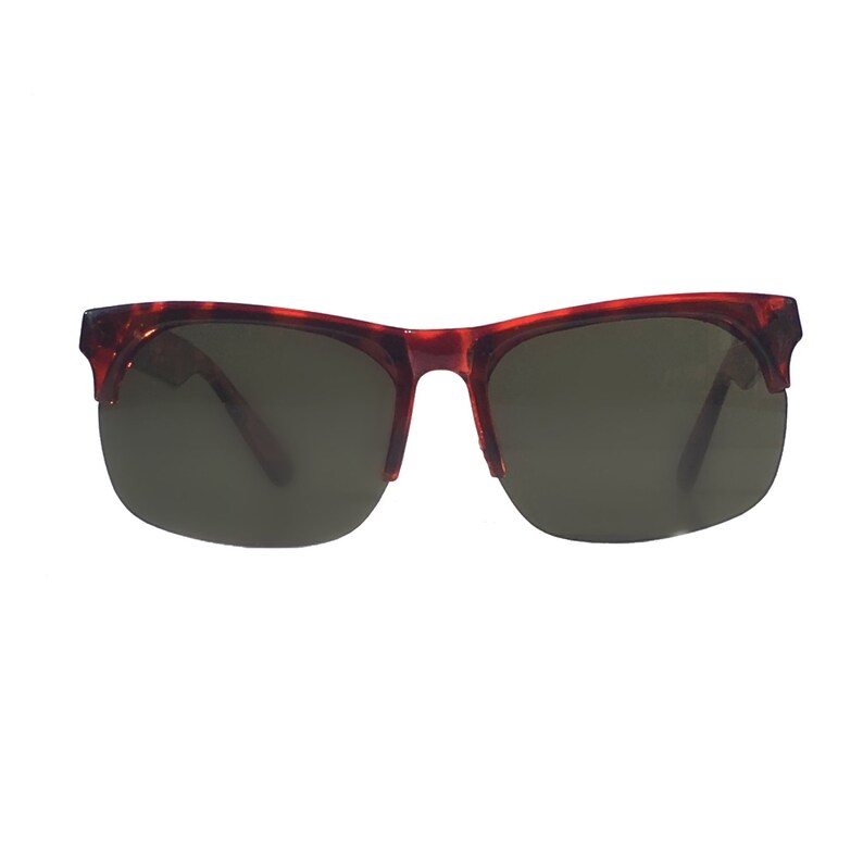 Vintage Half Rim Sunglasses Tortoise Shell Sunglasses Horn | Etsy