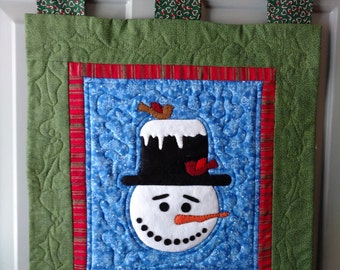 Mr Snowman door or wall hanging