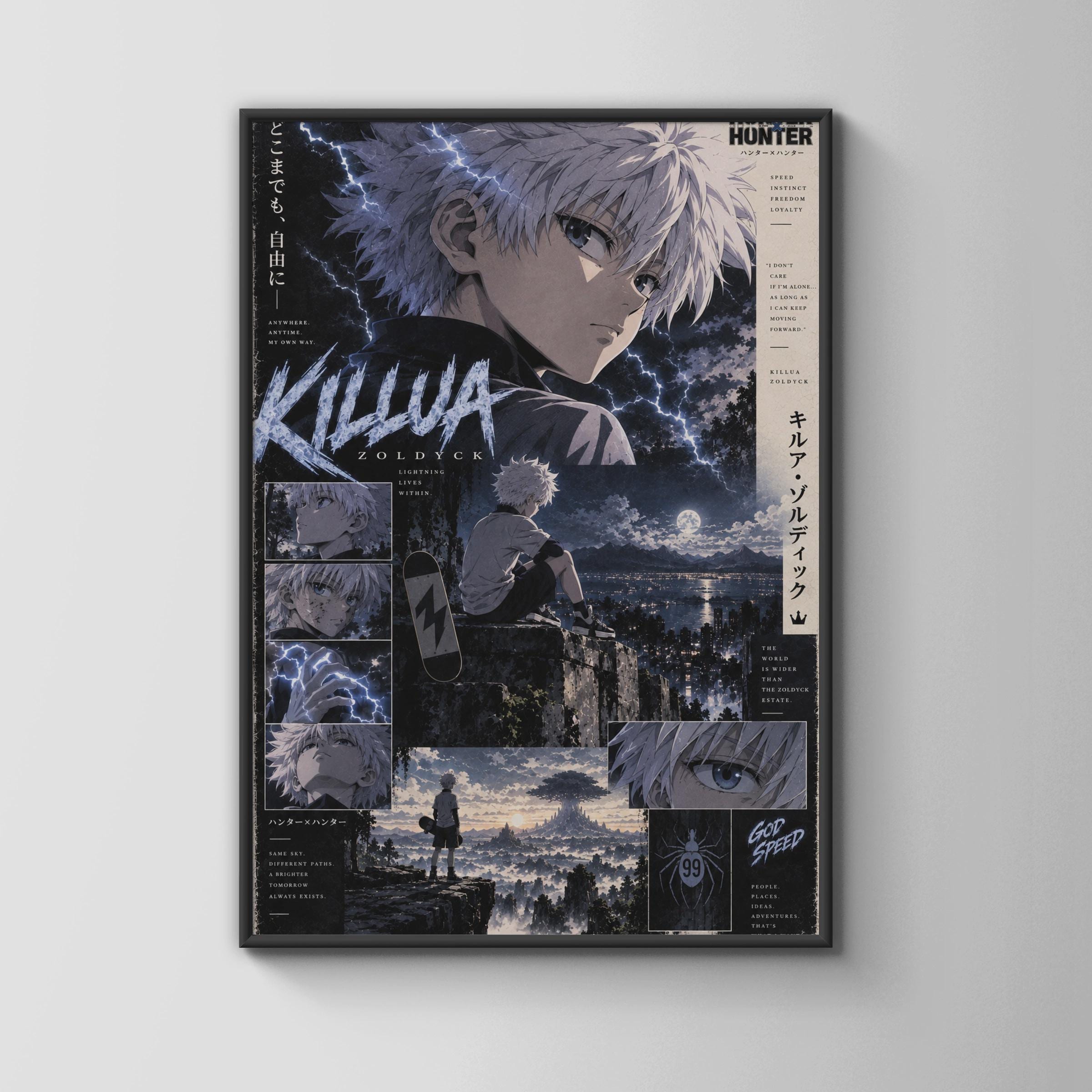 Hunter Hunter Poster Killua - Etsy