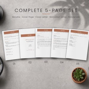 Software Engineer Resume Template Word, Cover Letter & References, ATS Friendly IT CV Set