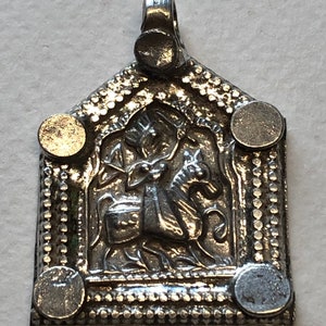 Collectible Rahjastani silver amulet