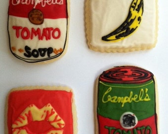 Pop Art / Fine Art Sugar Cookies with Buttercream Frosting
