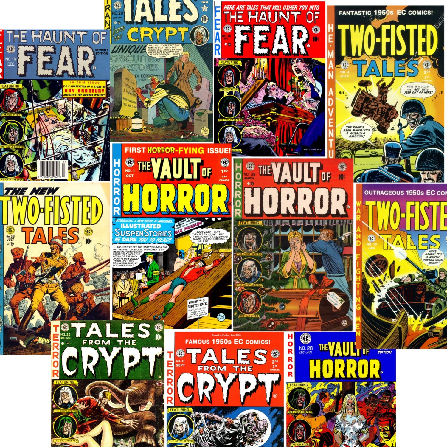 Golden Age EC Comics Tales from the Crypt, Haunt of Fear Complete Run