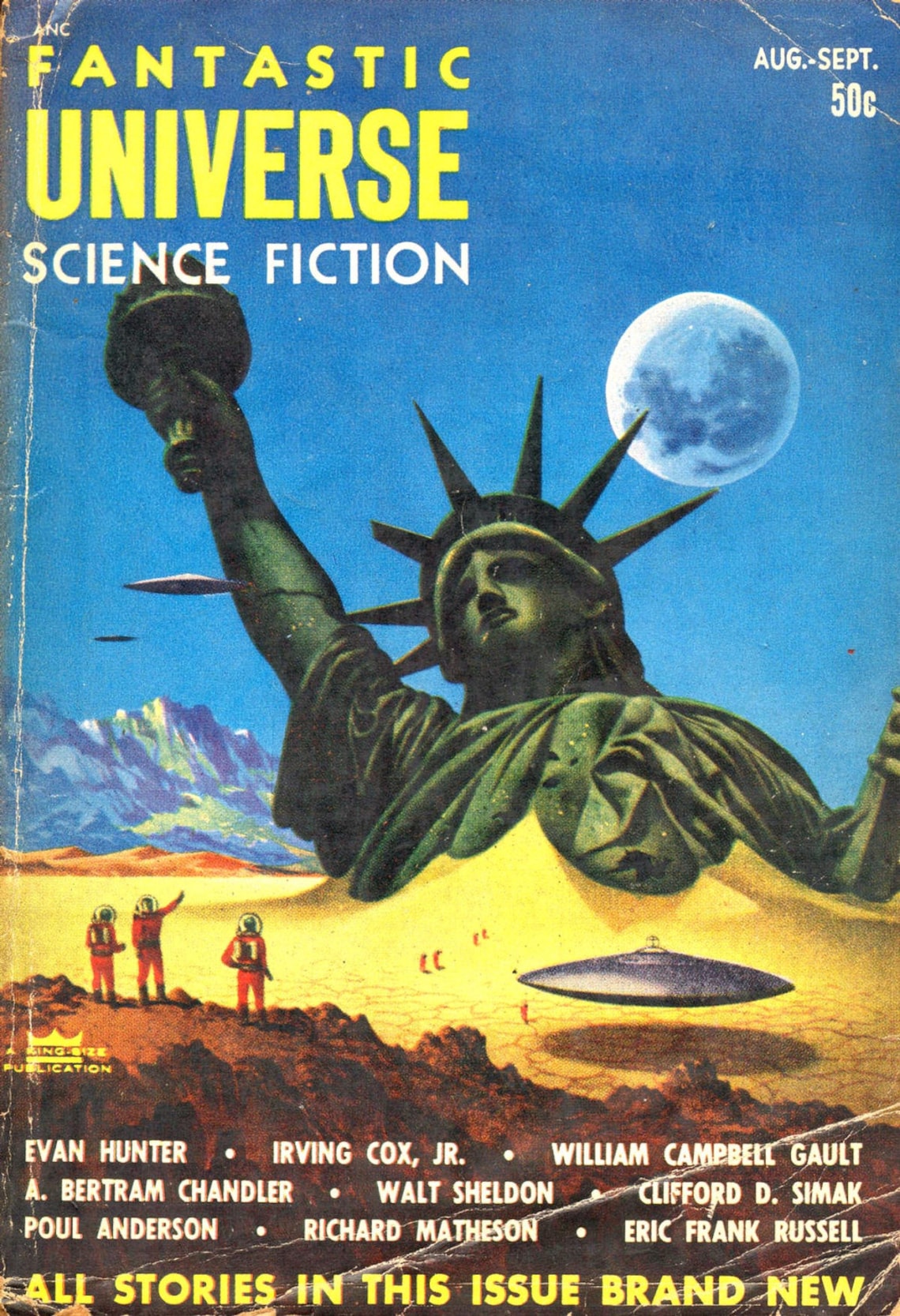 39 Vintage Pulp Magazines FANTASTIC UNIVERSE Science Fiction Etsy