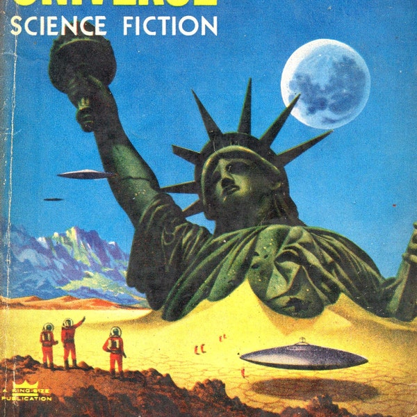 50 Vintage Pulp Magazines FANTASTIC UNIVERSE Science Fiction 1950's {.pdf files} [Digital Download]