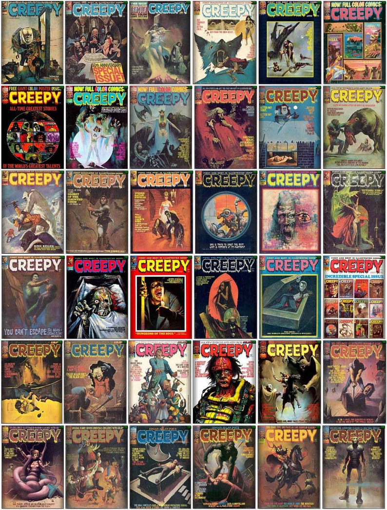 Golden Age Horror Comics CREEPY Complete Run Issue 1146 Yearbook