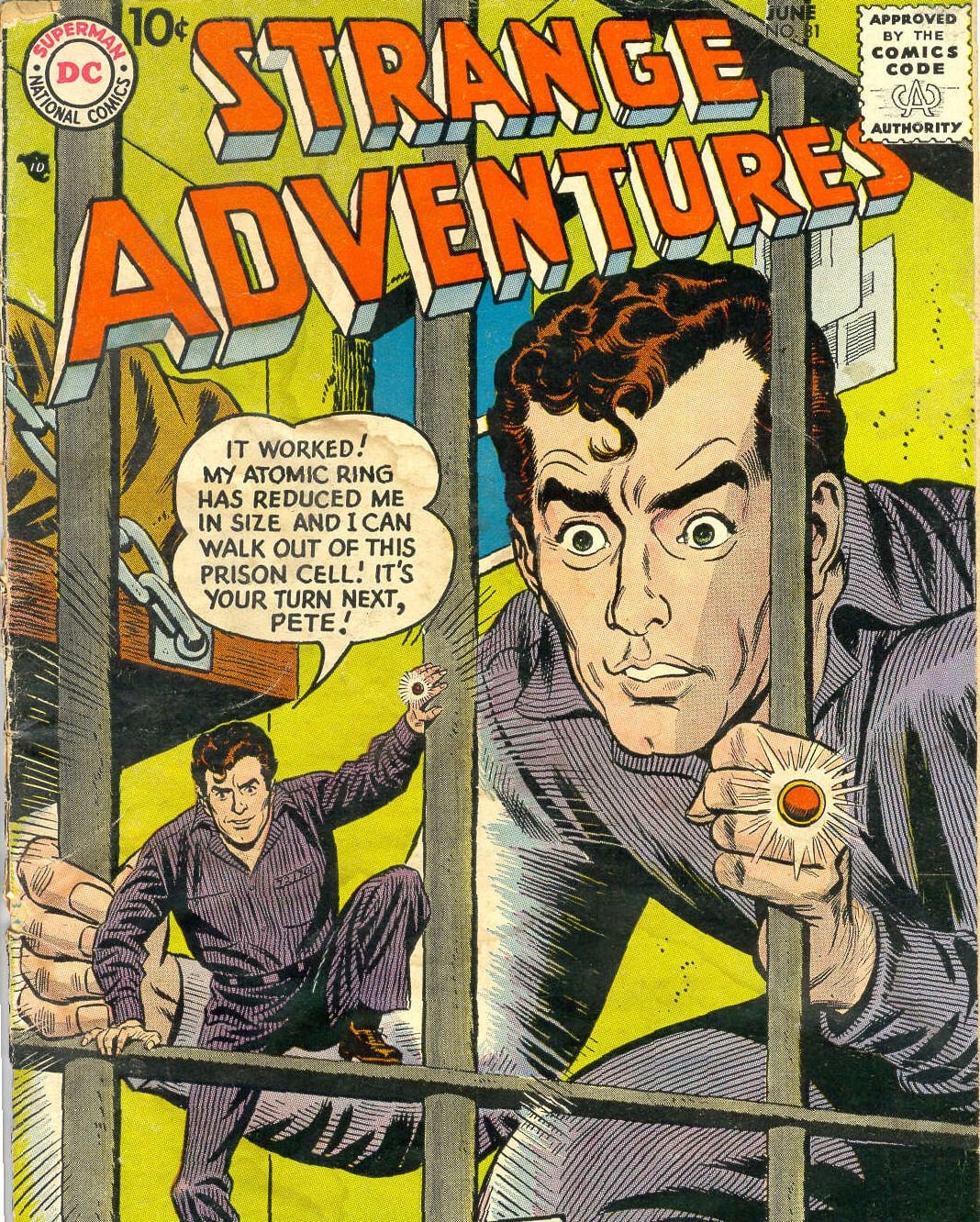 Golden Age Comics 1950 STRANGE Adventures Complete Run Issue 1244