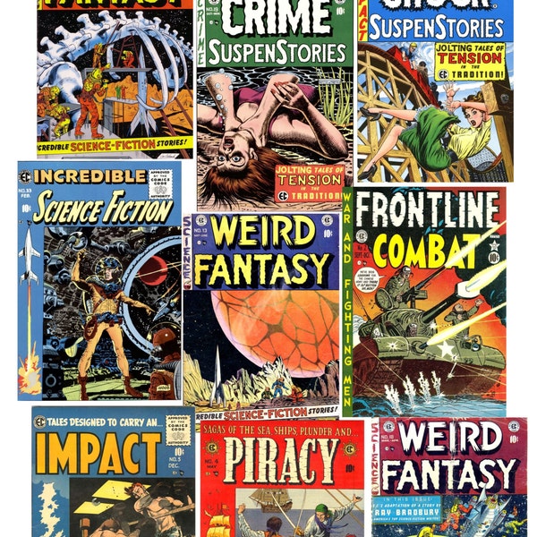 Golden Age EC Comics Weird Fantasy, Crime SuspenStories Complete Run Vol #02 [Digital Download]