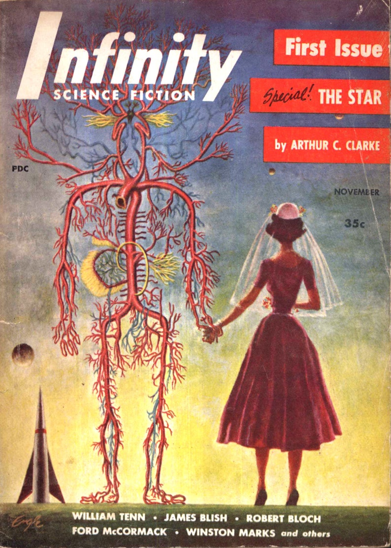 55 Vintage Science Fiction Pulp Magazine IMAGINATIVE TALES Etsy