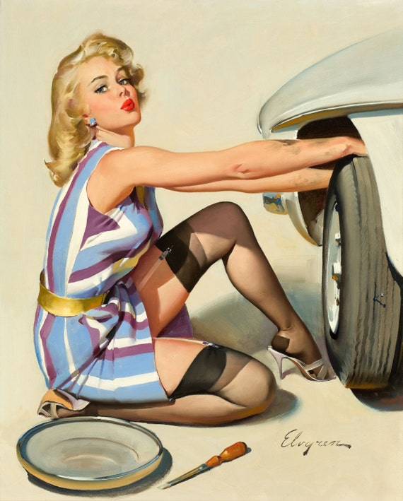 Vintage pinups on sale